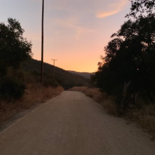 a dirt road