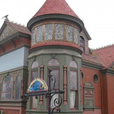 a large brick building