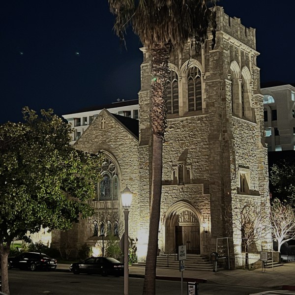 a castle on top of a building