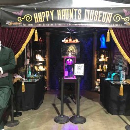 a group of people standing in front of a store