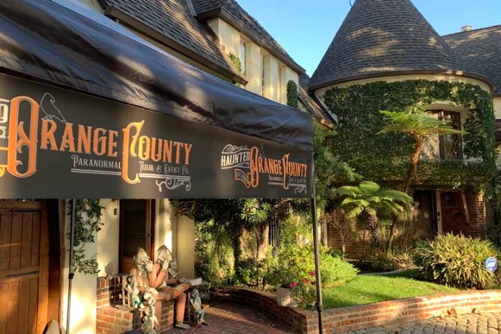 a sign on the side of a building