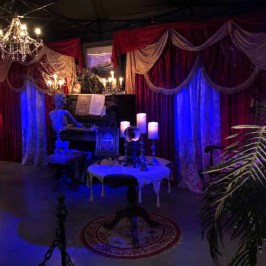 a group of people in a room