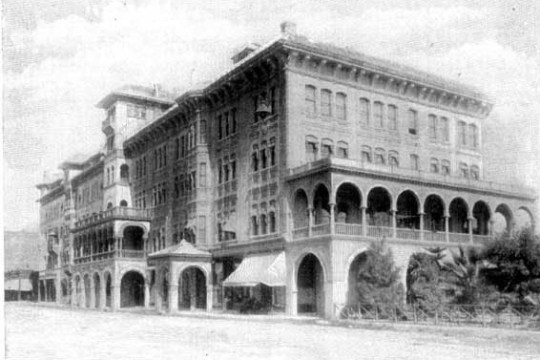 a vintage photo of an old building