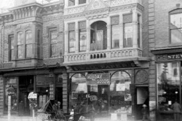 a store inside of a building