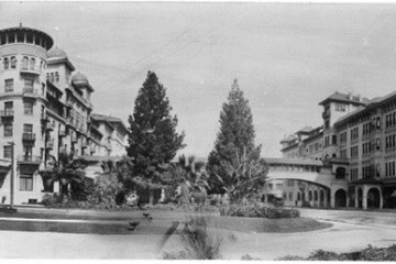 a vintage photo of an old building